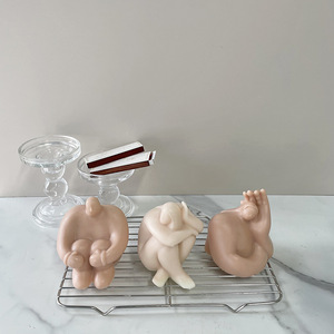 Molde de Silicona para Velas Aromáticas con Forma de Cuerpo Humano, para Decoración Hecha a Mano - Product Image 1