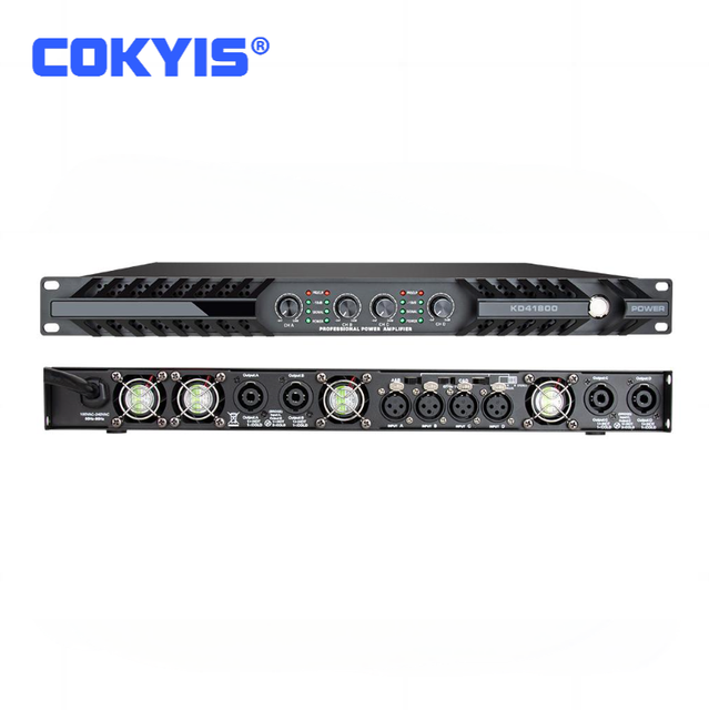 Portable Digital Power Amplifier 4 Channel Home Karaoke Stage Audio Amplifier Professional Sound Equipment Amplifier Speakers