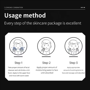 Juego DE CUIDADO DE LA PIEL OEM para hombre con tóner, loción Facial, lavado de cara, agua hidratante, equilibrio de aceite, <span class=keywords><strong>rutina</strong></span> de 3 pasos, <span class=keywords><strong>Kit</strong></span> de cuidado Facial para hombre - Product Image 3