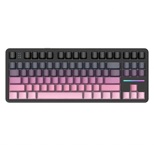 คีย์บอร์ดเกมมิ่งไร้สาย Attack Shark X87 แบบสามโหมด พร้อมคีย์แคป PBT พิมพ์ลายด้านข้าง และไฟ RGB - Product Image 1
