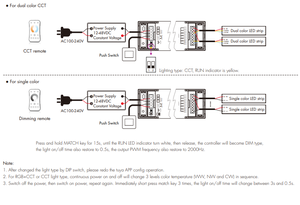 <span class=keywords><strong>Controller</strong></span> LED Skydance V5-L(WB) 12V 24V 36V 48V con App Tuya, Controllo Vocale, Dimmerazione PWM, BT RF 5 in <span class=keywords><strong>1</strong></span> per Luci LED - Product Image 5