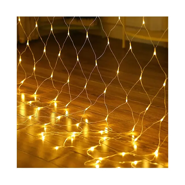 Açık su geçirmez dekoratif noel tatil aydınlatma gece çalı tel peri dizeleri bahçe için LED örgü ışık