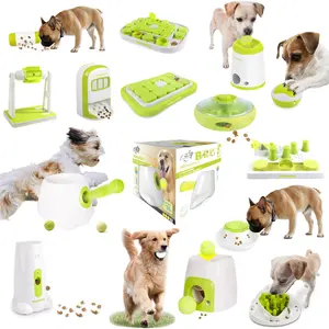 AFP Interactive Pet Dog Cat Toy Automatic Dog Tennis Ball Launcher Thrower Puzzle Slow Feeder Treat Dispenser Cat Teaser Toy
