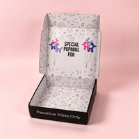 Caja de Envío de Cartón Corrugado Rosa Personalizada de Alta Gama con Forro de Esponja para Embalaje de Comercio Electrónico, Venta Minorista, Regalos y Velas