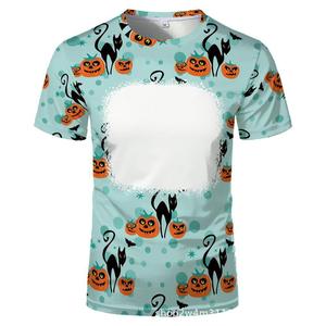 Nova Camiseta Masculina de Manga Curta Solta para Feriados, com Bordado e Estampa por Sublimação, em Poliéster/Algodão, de Secagem Rápida - Product Image 4
