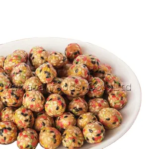 Красочные закуски арахиса с кунжутным покрытием