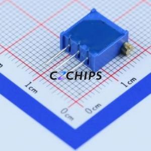 Resistencia Ajustable/Potenciómetro 3296X-1-102LF SIP-3P, Resistencia de 10x4.8mm, 1kOhm, 10%, 500mW, 100ppm ℃ - Product Image 2