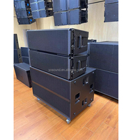 HDL 50-A 4K Dual 12 pouces 3 voies Active Line Array Armoires de haut-parleurs en bois Système de sonorisation à aimant néodyme pour les performances sur scène