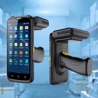 وحدات قارئ RFID UHF محمولة تعمل بنظام أندرويد، قارئ بطاقات RFID UHF لاسلكي مغناطيسي مدمج، جهاز PDA للبيع الذكي بالماكينات.