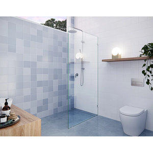 <span class=keywords><strong>Mampara</strong></span> de <span class=keywords><strong>Ducha</strong></span> Personalizada <span class=keywords><strong>para</strong></span> Cuarto de Baño, Fácil de Instalar, sin Marco, Ahorra Espacio, Panel Único - Product Image 2