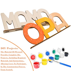 Marco de Fotos DIY para Niños OMA OPA MAMA PAPA, Marco de Fotos Familiar, Regalo del Día del Padre, Marco de Fotos de Madera con Alfabeto - Product Image 6