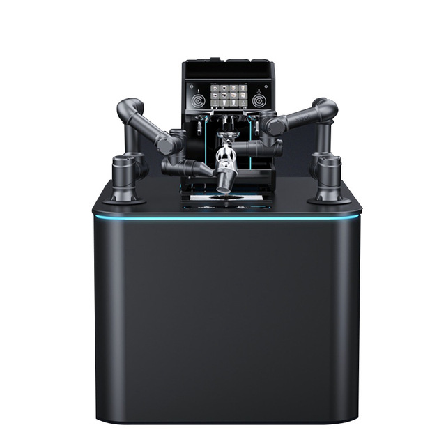 Fully Automatic Intelligent Robotic Arm Coffee Maker Multiple Flavors of Coffee Latte Art Master Level Coffee Making Equipment
