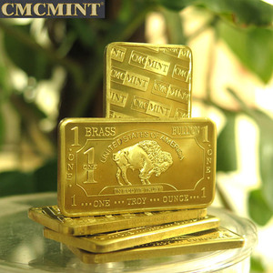 Lingotto da 1 Oncia in Ottone Massiccio 999 Fine, Baffalo, con Incisione CMC <span class=keywords><strong>MINT</strong></span> sul Retro B51b - Product Image 5