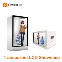 Pantalla Táctil Transparente Interactiva con Video Holográfico 3D de 86 Pulgadas para Interiores, Holobox