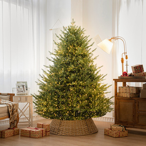 PVC-PE Blended High-Density Illuminated <b>Christmas</b> <b>Tree</b> Set Indoor Use Multiple Sizes (1.5M-2.4M) Home Mall - Product Image 1