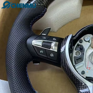 Volante de Cuero y Fibra de Carbono para <span class=keywords><strong>BMW</strong></span>, Directo de Fábrica, Actualización de Modelos Antiguos a Nuevos F10 F20 M3 X4 F30 F32 F33 F34 F35 X3 F25 X1 X5 F36 - Product Image 3