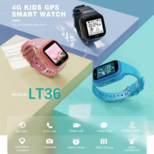 Montre connectée de voyage, avec notification SOS, HD, appel téléphonique, sécurité, pour les enfants et les personnes âgées, nouvelle collection 2020 - Product Image 2