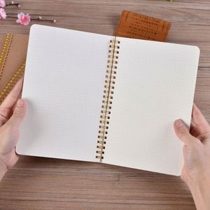 School Supplies A5 <b>Diary</b> Kraft Spiral Notebook 100 Sheets Blank Daily <b>Weekly</b> <b>Planner</b> - Product Image 3