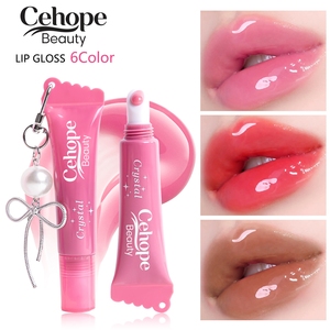<span class=keywords><strong>Gloss</strong></span> à lèvres super hydratant non collant avec pendentif nœud en cristal - Product Image 2