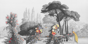 Murale <span class=keywords><strong>de</strong></span> paysage naturel grand format avec des arbres, <span class=keywords><strong>décoration</strong></span> murale <span class=keywords><strong>de</strong></span> forêt pour le <span class=keywords><strong>salon</strong></span>, <span class=keywords><strong>décoration</strong></span> intérieure, papier peint, panneau mural, murale - Product Image 6