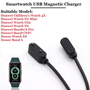 Para <span class=keywords><strong>Huawei</strong></span> Honor pulsera 6 reloj para niños 7X/reloj ES Cable DE DATOS magnético blindaje trenzado imán fuerte carga TPE chaqueta - Product Image 4