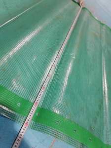 HDPE材料グリーン防水シート構造式足場グリッドタープグリーン防水プラスチックシート - Product Image 2