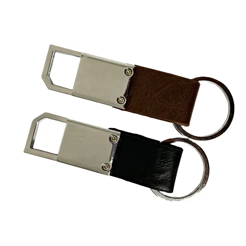 Personifizierte sublimation gravierte design bunte schlüssel kette leder keychain