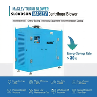 Ventilador Centrífugo de Levitación Magnética de 30 HP con Ahorro de Energía del 30%, Alta Eficiencia del 95%, Bajo Nivel de Ruido de 80 dB, Motor sin Aceite VFD