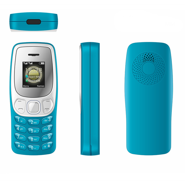 BM80 0.85inch 2G GSM Dual SIM Card Mini Size Feature Phone Button Phone with TYPE C Port