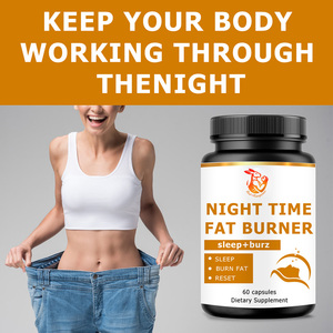 Private Label Natural Herbal Supplements Capsules with Vitamin D3 Proprietary Nighttime Blend Boost Metabolism While You Sleep - Product Image 2