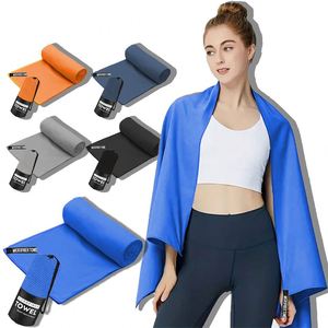 Ensemble de serviettes professionnelles à séchage rapide, plusieurs tailles et couleurs disponibles, livré avec un sac fourre-tout promotionnel pour le spa et la salle de sport - Product Image 1