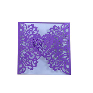 Tùy Chỉnh Giá Rẻ Lễ Tuổi Dậy Thì Thẻ Lời Mời Đám Cưới Thẻ Lời Mời Sinh Nhật Màu Xanh Lá Cây Thiệp Mời - Product Image 5