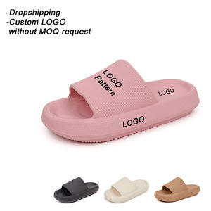 Pantoufles personnalisées à fourrure pour femmes en fausse fourrure croisée en peluche douce automne hiver de couleur unie - Product Image 6