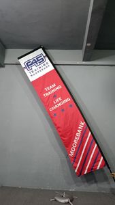 定制聚酯路边花园广告沙滩羽毛旗新款流行户外促销定制横幅架个性化 - Product Image 6