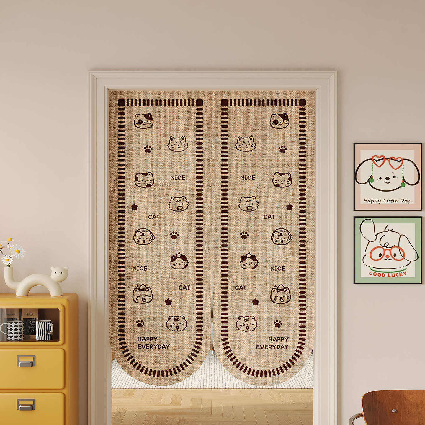 Meow Fun Knitted Patchwork [Home Decor Items, Adding Atmosphere]