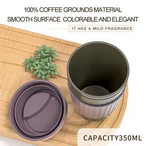 Smooth Sip Biodegradable Pla Tumbler Bpa Free Reusable Iced Cup Hot Coffee Travel <b>Mug</b> Perfect for Cappuccino 12 Oz - Product Image 4