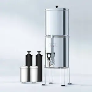 4-Stage High-Efficiency Water Filter Purification Water Filter Gravity System Water Pot Filter