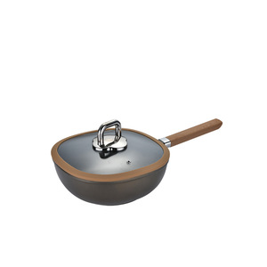 Mini Frying Pan 24 Inch Square Titanium Nonstick For Single Person Home Use Induction Cooker - Product Image 1