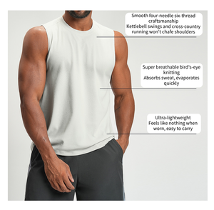<span class=keywords><strong>Camiseta</strong></span> Deportiva Personalizada para Hombre, <span class=keywords><strong>Camiseta</strong></span> <span class=keywords><strong>sin</strong></span> <span class=keywords><strong>Mangas</strong></span> de Fútbol, Secado Rápido, Transpirable, para Gimnasio, Fitness, Chaleco Deportivo Informal para Correr - Product Image 3