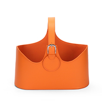 Panier-cadeau en cuir de Noël, panier de rangement pour la maison, panier de rangement en PU, personnalisation possible