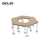 Table d'entraînement moderne multifonctionnelle pliable robuste avec design ergonomique Montage facile pour les ateliers d'espaces de travail flexibles