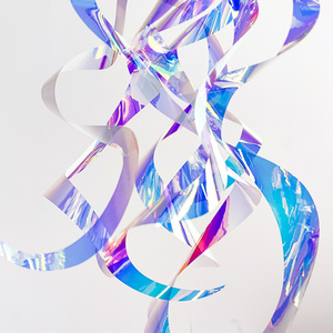 Decoración Colgante <span class=keywords><strong>de</strong></span> Medusas Arcoíris con Forma <span class=keywords><strong>de</strong></span> Panal <span class=keywords><strong>de</strong></span> Abeja, Espiral <span class=keywords><strong>de</strong></span> Membrana <span class=keywords><strong>de</strong></span> Neón, Tema Marino, para Fiestas Infantiles y Múltiples Ocasiones - Product Image 6