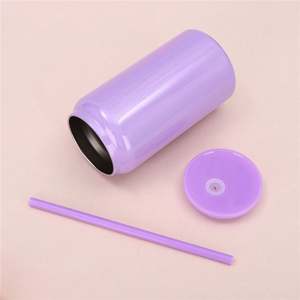 Boîte en plastique colorée vierge de 16oz de prix usine pour le transfert UV DTF et le plastique potable de forme élégante en vinyle - Product Image 5