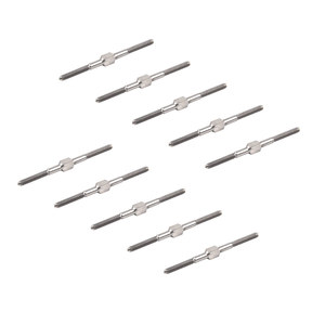 Druckstangenverbindung 3mm 50mm Vollgewinde Vierkantanschluss für <span class=keywords><strong>RC</strong></span>-Modellflugzeug-Verbindungsverteiler Handelskarton - Product Image 1