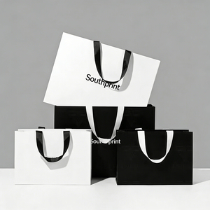 Sacs en papier de luxe personnalisés pour le commerce de gros, sacs d'emballage en carton imprimés sur mesure pour petites entreprises avec votre propre logo - Product Image 3