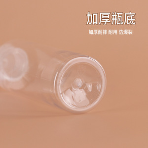 ขวดโลชั่นทรงแบนสำหรับสัตว์เลี้ยง 100 มล. พร้อมฝาปิดแบบผีเสื้อ สำหรับบรรจุภัณฑ์เครื่องสำอาง - Product Image 1