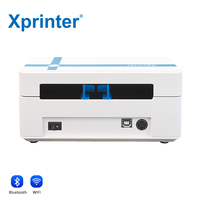Xprinter XP-D461B Printer termal, Printer Thermal Waybill, mendukung sistem Driver Windows Linux Mac, Printer Label Wifi
