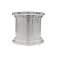 Pièces sur mesure en acier inoxydable 304 usinées CNC, perçées, anodisées, moletées, capuchons cylindriques, connecteurs filetés pour carburant