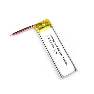 10c קצב פריקה Lipo סוללה 501447 280mah 3.7v נטענת ליתיום פולימר סוללה - Product Image 5