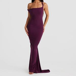 Nouvelle Collection Été – Robe Longue Plissée Sexy à Col Halter et Dos Nu avec Cordon de Serrage pour Femme - Product Image 1
